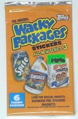 Wacky Pack: Stickers: Flashback: 70's: Booster Pack: Stickered